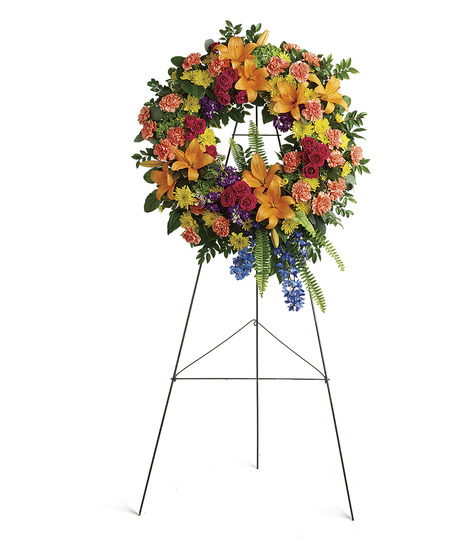 Vibrant - Circle Wreath