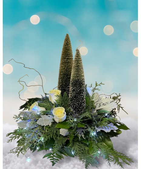 Winter Forest Centerpiece