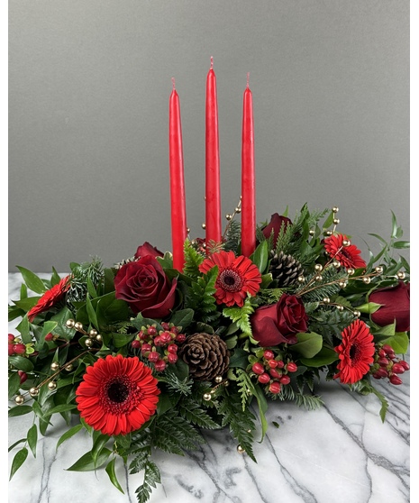 Old Fashioned Christmas Centerpiece