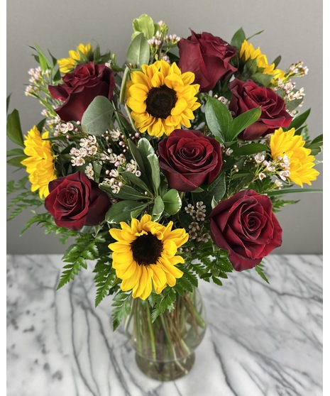 Roses + Sunflowers