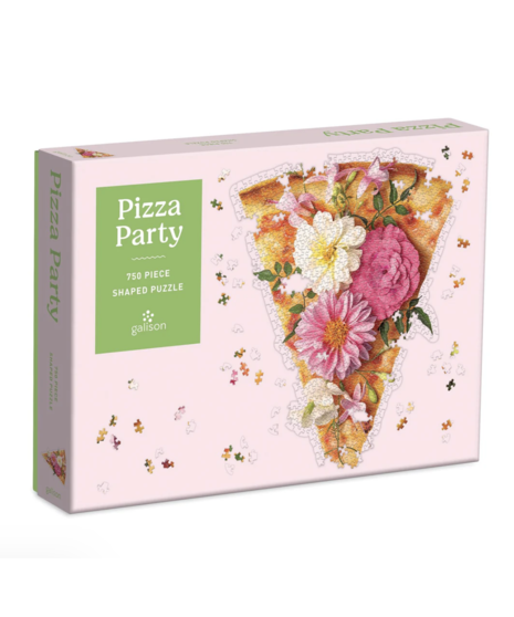 Pizza Party Shaped Puzzle - 750-Piece